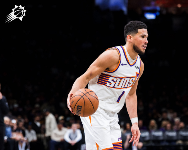 足球直播吧-太阳3人20+拒篮网20分逆转 布克24分狄龙27分累计14T